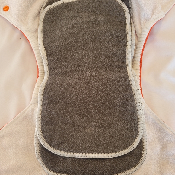 Blood Orange Cloth Diaper - Picture 2 of 3